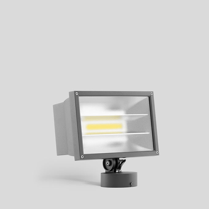 BEGA LED-Anbaustrahler 71W Konv DALI si 77584AK3 1LED 3000K ws 7535lm si mt Alu