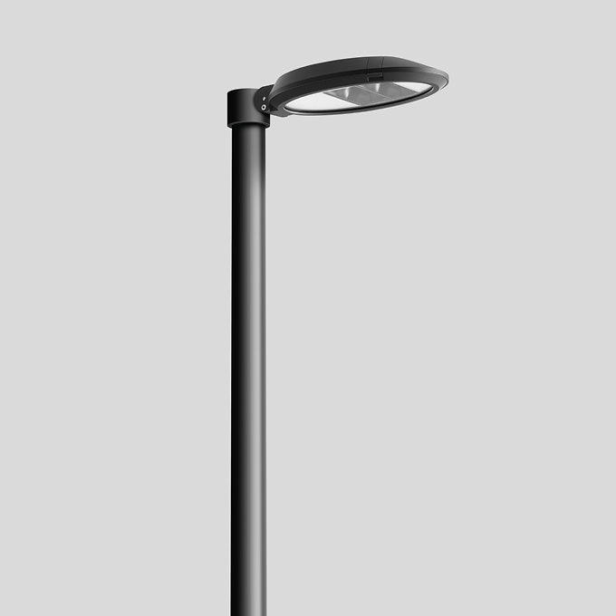 BEGA LED-Aufsatzleuchte 34W 76mm 3000K 77858K3 4645lm graphit Konv Alu Gl_tr