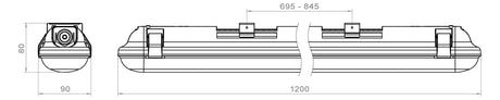 PRACHT LED-Feuchtraumleuchte 60W 4000K LUNA PRO INDUSTRY 5291134-LUNAPRO_I 8700