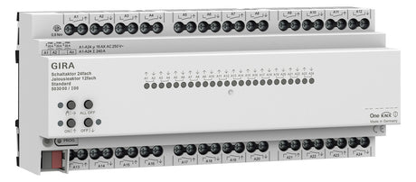 GIRA Schaltaktor KNX REG 12TE 24f 16A 503000 3000W 220-250V Handbedien