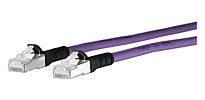 METZ CONNECT Patchkabel Cat6A 1m vi RJ45 1308451009-E S/FTP AWG26 1:1