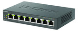 D-Link Tischswitch 8x10/100/1000Mbps DGS-1008P/E