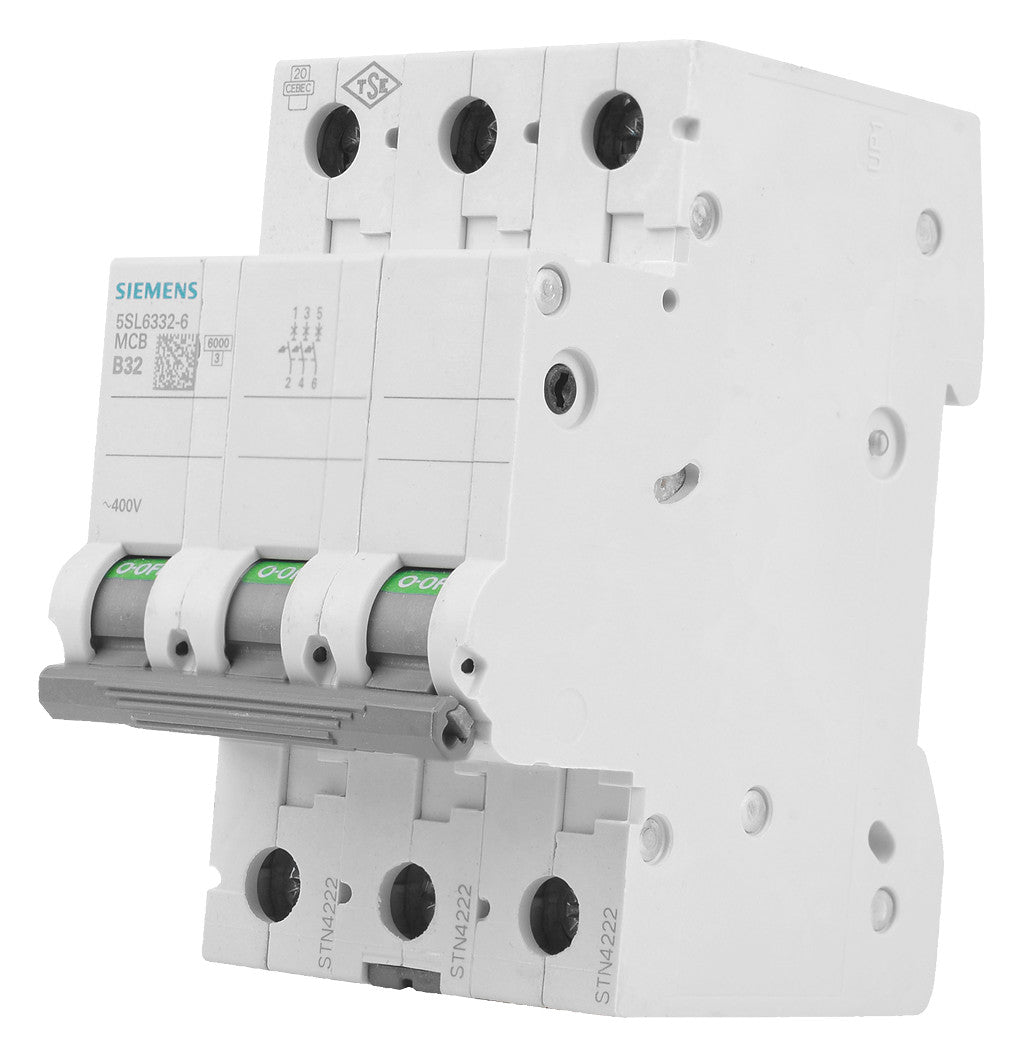 SIEMENS Leitungsschutzschalter UC B 32A 5SL6332-6 3p 400V 3TE 50Hz IP20