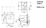 MENNEKES CEE-Einbaugerätestecker 3p 16A 8001 230V/bl 6h IP44 Schraubkl ger Kst
