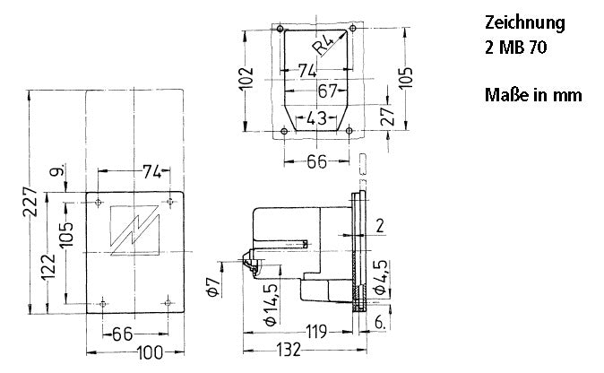 MENNEKES CEE-Einbaugerätestecker 3p 16A 8008 230V/bl 6h IP44 Schraubkl ger Kst