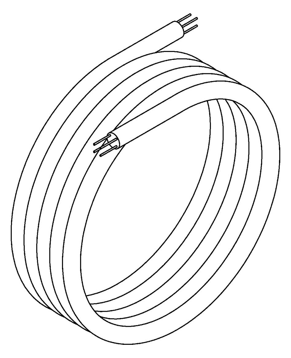 Franke AQUAROTTER-Systemleitung A3000 open ZAQUA077,z.Verbind.m.Modulen, 100 m/Ring | 2000100801
