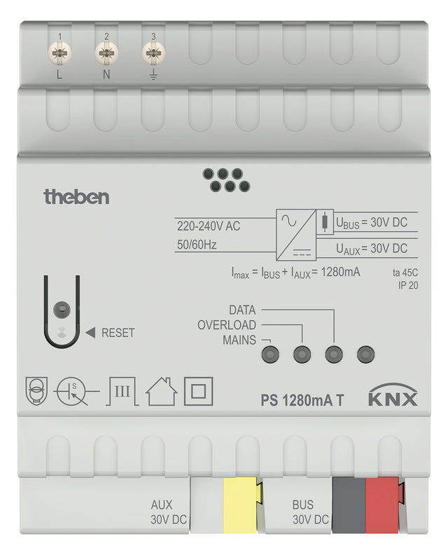 THEBEN Spannungsversorgung KNX REG 4TE PS 1280 mA T KNX 1280mA LED