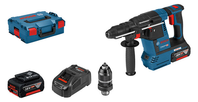 BOSCH-EW Akku-Bohrhammer 18V SDSplus Professional GBH 18V-26 F Beton= 26mm
