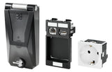 WEIDMÜLLER Gehäuse OT USB/RJ45/Steckd. IE-FC-SET-SPDED001-KN-P 3f sw Klemmbef