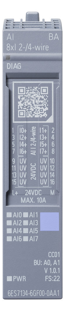 SIEMENS Analoges I/O-Modul DC 19,2-28,8V 6ES7134-6GF00-0AA1 Eing.Strom
