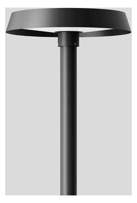 BEGA LED-Aufsatzleuchte 27W 76mm 3000K 85012K3 2668lm graphit Konv Alu IP65