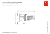 PC ELECTRIC Schutzkontaktkupplung Gummi IP54 ger sw 2521-sb