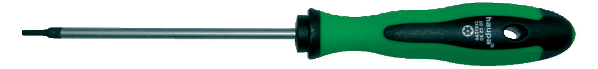 HAUPA Schraubendreher Torx TX6 100mm 101229/6 1Komp