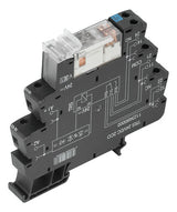 WEIDMÜLLER Schaltrelais 2W IP20 Schraub TRS 24VDC 2CO 6,4x90x88mm