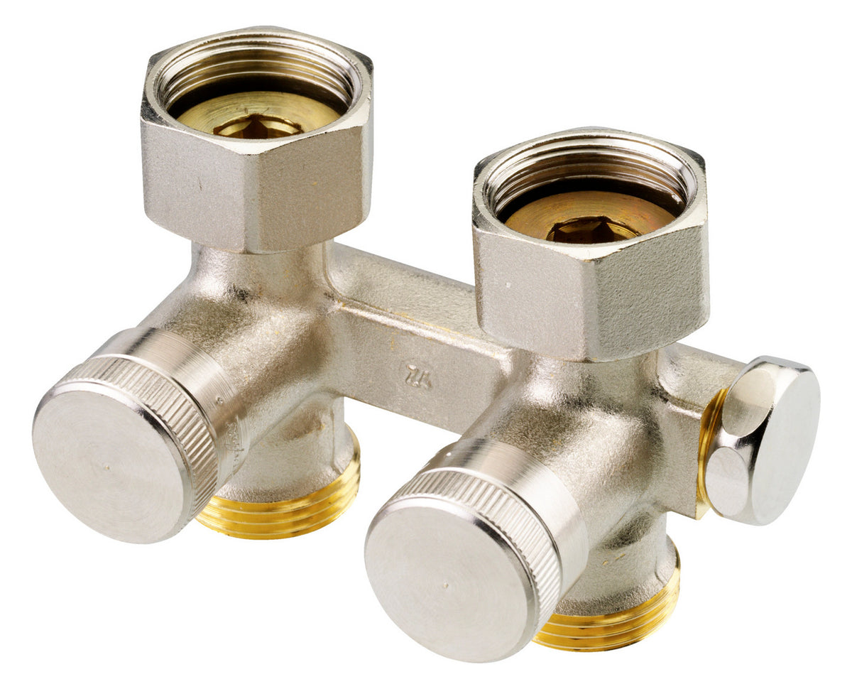 Danfoss Universalverschraubung RLV-K für Ventil-HK, Heizk, G 3/4, Durchgang | 003L0281