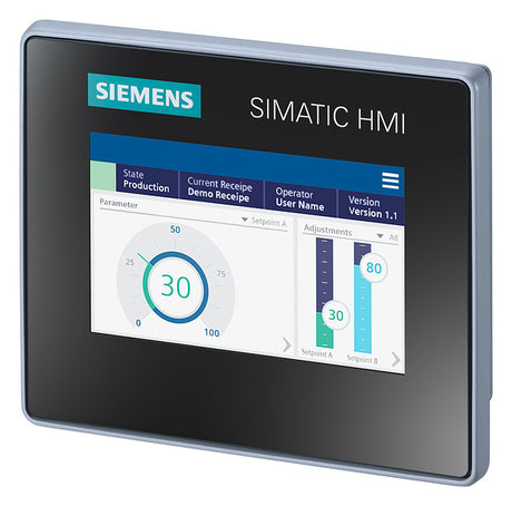 SIEMENS Grafik-Panel m.Farbdisplay DC 6AV2123-3DB32-0AW0 19,2-28,8V 1HW/IE