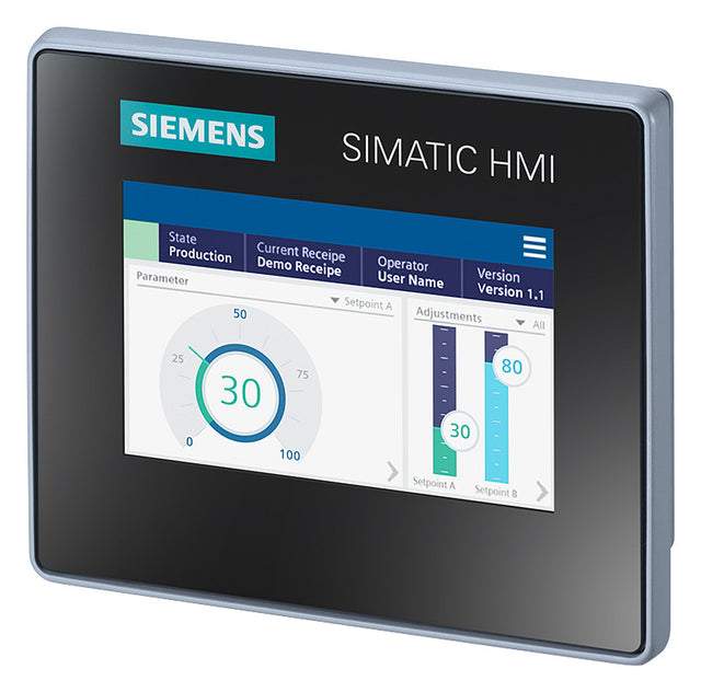 SIEMENS Grafik-Panel m.Farbdisplay DC 6AV2123-3DB32-0AW0 19,2-28,8V 1HW/IE