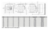 Honeywell Centra Dreiwege-Flanschmischer DR 65 FA DN 65, PN 6, abgewinkelter Durchgang