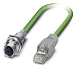 PHOENIX Patchkabel Cat5 IP20 5m M12 RJ45 VS-M12FSBPS-IP20-93B/5,0 1:1