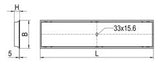 RIDI LED-Deckeneinbauleuchte 31W 3000K LENSES -EE1547DAWS830B0500 4955lm ws