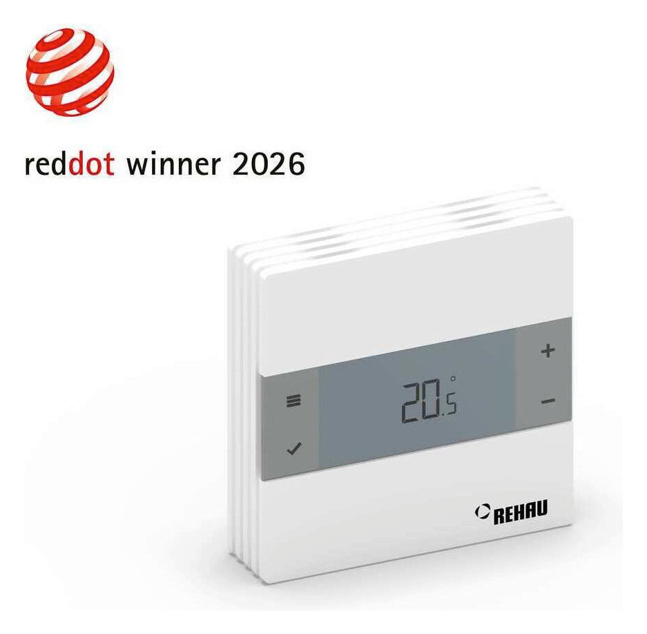 Rehau RAUTHERM Raumregler NEA H 230 V, weiß | 14601011001