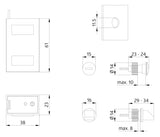 BEG Dämmerungsschalter EB 1S 1000W sw CdS-R 10s/ein 10s/aus IP20