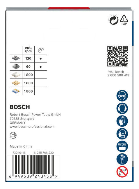 BOSCH-EW Lochsäge  73mm T44mm Sechskant LOCHSÄGE f.Gips Holz