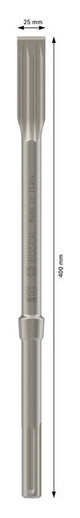 BOSCH-EW Maschinenmeißel flach SDSmax 2608690124 25x400mm