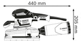 BOSCH-EW Schwingschleifer 350W 2,7kg Professional GSS 280 AVE 226x114mm