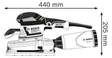 BOSCH-EW Schwingschleifer 350W 2,7kg Professional GSS 280 AVE 226x114mm