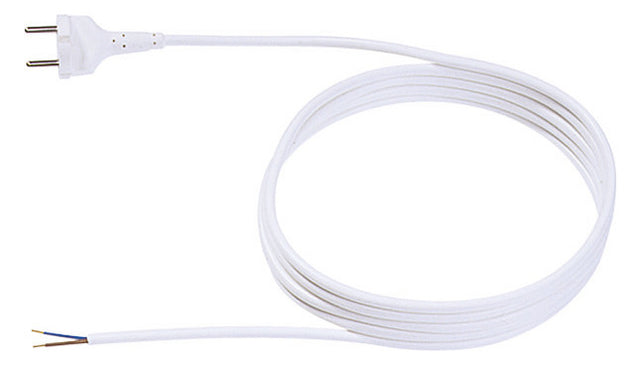 BACHMANN Netzanschlussleitung 3m 2x1qmm 241.175 10A sw IP20 Profilstecker PVC