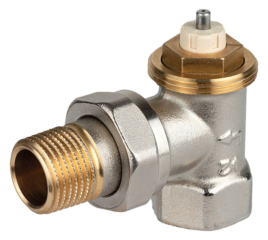 Honeywell Thermostatventilkörper SX Messing vernickelt, Eck, 3/8'' | V2000ESX10