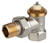 Honeywell Thermostatventilkörper SX Messing vernickelt, Eck, 3/8'' | V2000ESX10