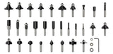 BOSCH-EW Fräserset 30tlg 2607017475