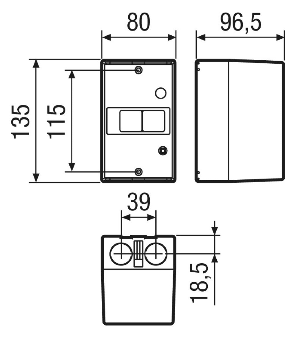 MAICO Motorschutzschalter 3p 20-25A 400V MV 25-1 25A/Iu m.Geh IP55