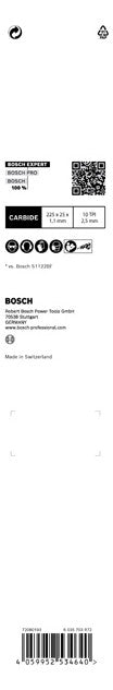 BOSCH-EW Säbelsägeblatt 225mm Edst Stahl RBE- 1ER S 1155 HHM Nichteisen-Metalle