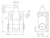 SIEMENS Einzelpositionsschalter 1S 2Ö 3SE5122-0LC02 Metall Kuppenstößel