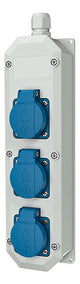 MENNEKES Energiewürfel Kst gr IP44 96700 3Steckd