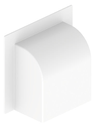 UNEX Durchführung gebogen 90° RAL9010 60x100 U24X 31683-02