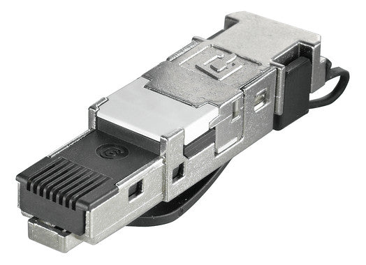 WEIDMÜLLER Modular-Stecker Cat6A RJ45 IE-PS-RJ45-FH-BK 26-22AWG Feldkonf rnd