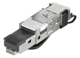 WEIDMÜLLER Modular-Stecker Cat6A RJ45 IE-PS-RJ45-FH-BK 26-22AWG Feldkonf rnd