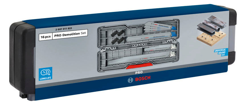 BOSCH-EW Sägeblatt Sortiment 16st SÄGEBLATTSATZ R Säbelsägeblätter