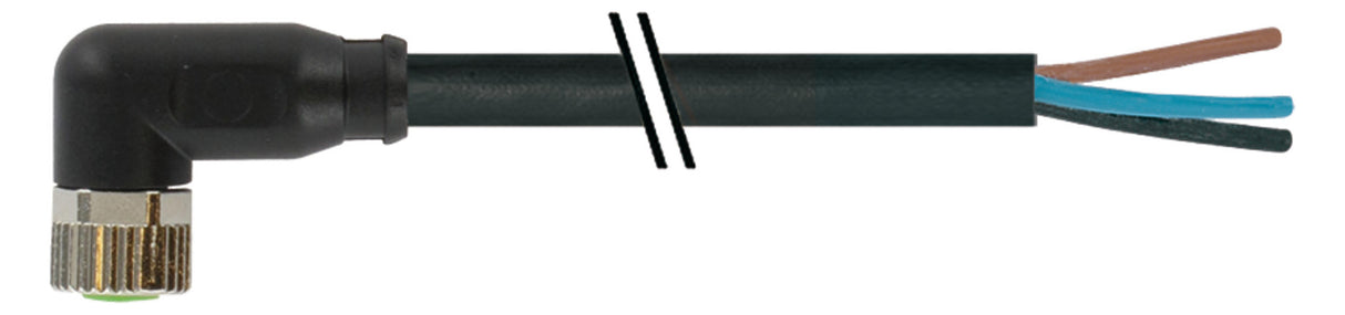 MURR Sensor-Aktorkabel 3p 5m M8 Female 7000-08081-6500500 abgew fr.Ende PUR