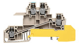WEIDMÜLLER Installationsklemme 24A 3pot WDL 2.5/S/N/L/PE 0,5-4qmm bg Schraub