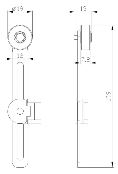 SIEMENS Antriebskopf 3SE5000-0AA52 Schwenkhebel verstellbar