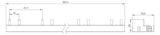 SIEMENS Phasenschiene 1ph 1000mm 10qmm 5ST3786-0 Stift isol f.Hilfsschalter