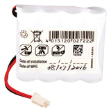 ESYLUX Akkupack 4,8V NiCad 4zell Zubehör SLA LED BATTERY NiCd 800mAh 60x5