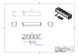BACHMANN Steckdosenleiste 3f sw 0,2m 35° CONI 333.1007 IP20 1,5qmm
