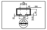 RIDI LED-Einbaustrahler 23W Konv 1LED ws SARA290 NDWS830840OS285 3000-4000K ws