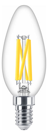 PHILIPS-LM LED-Kerzenlampe FM E14 B35 ws MAS LEDCandleDT3.4-40W E14 927 B35C 3,4W